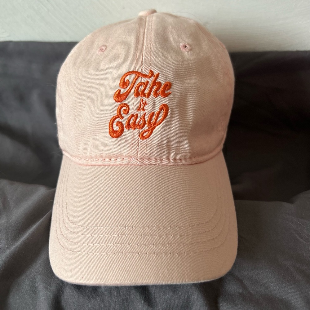 Light pink ball cap